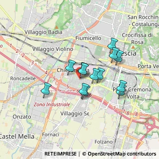 Mappa Via Torino, 25125 Brescia BS, Italia (1.36692)