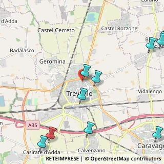 Mappa Via Torquato Tasso, 24047 Treviglio BG, Italia (3.21818)