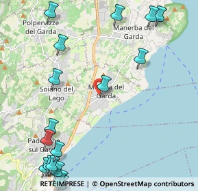 Mappa 25080 Moniga del Garda BS, Italia (3.09667)