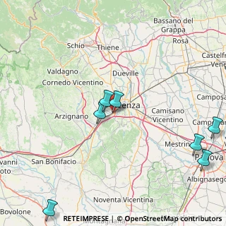 Mappa Via del Commercio, 36100 Vicenza VI, Italia (26.91)