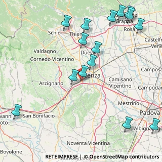 Mappa Via del Commercio, 36100 Vicenza VI, Italia (21.72133)