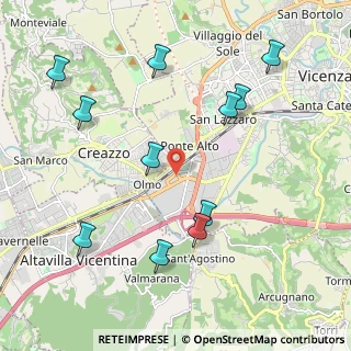 Mappa Via del Commercio, 36100 Vicenza VI, Italia (2.30545)