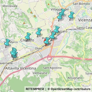Mappa Via del Commercio, 36100 Vicenza VI, Italia (2.295)