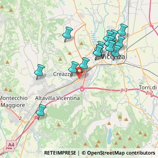 Mappa Via del Commercio, 36100 Vicenza VI, Italia (3.892)