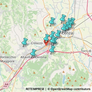 Mappa Via del Commercio, 36100 Vicenza VI, Italia (3.288)