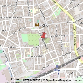Mappa Viale Filippo Meda, 14, 20017 Rho, Milano (Lombardia)
