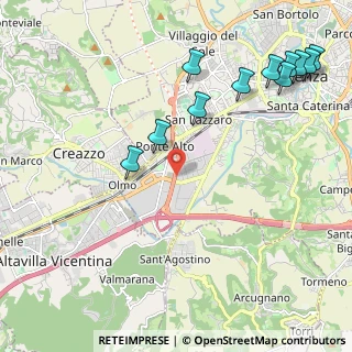 Mappa Viale degli Scaligeri, 36100 Vicenza VI, Italia (2.61636)