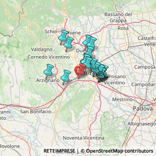 Mappa Viale degli Scaligeri, 36100 Vicenza VI, Italia (8.5175)
