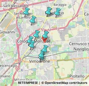 Mappa Via Risorgimento, 20093 Cologno Monzese MI, Italia (1.64917)