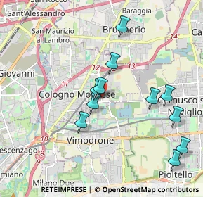 Mappa Via Risorgimento, 20093 Cologno Monzese MI, Italia (1.91182)