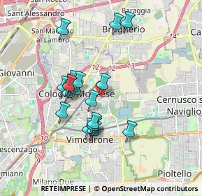 Mappa Via Risorgimento, 20093 Cologno Monzese MI, Italia (1.532)