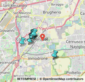 Mappa Via Risorgimento, 20093 Cologno Monzese MI, Italia (1.27286)