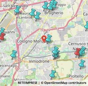 Mappa Via Risorgimento, 20093 Cologno Monzese MI, Italia (2.8225)