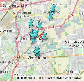 Mappa Via Risorgimento, 20093 Cologno Monzese MI, Italia (1.29545)