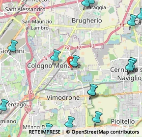 Mappa Via Risorgimento, 20093 Cologno Monzese MI, Italia (3.0325)