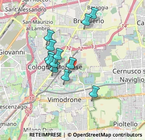 Mappa Via Risorgimento, 20093 Cologno Monzese MI, Italia (1.45167)