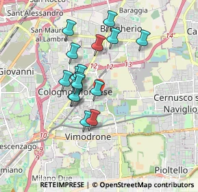 Mappa Via Risorgimento, 20093 Cologno Monzese MI, Italia (1.4625)