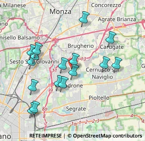 Mappa Via Risorgimento, 20093 Cologno Monzese MI, Italia (3.83375)