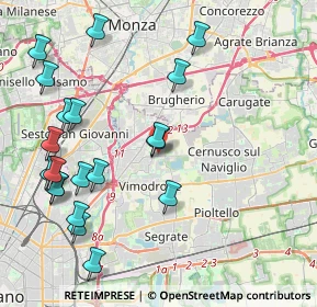 Mappa Via Risorgimento, 20093 Cologno Monzese MI, Italia (4.8465)