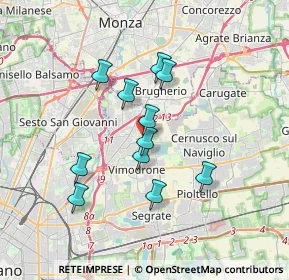 Mappa Via Risorgimento, 20093 Cologno Monzese MI, Italia (2.92364)