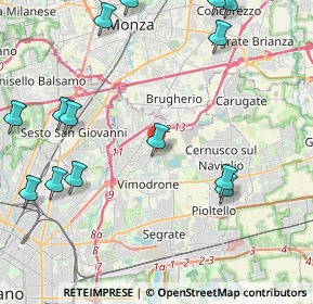 Mappa Via Risorgimento, 20093 Cologno Monzese MI, Italia (5.87063)