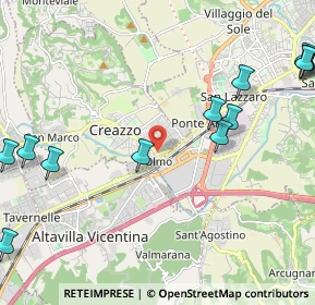 Mappa 36051 Vicenza VI, Italia (2.92846)