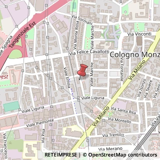 Mappa Viale umbria 3, 20093 Cologno Monzese, Milano (Lombardia)