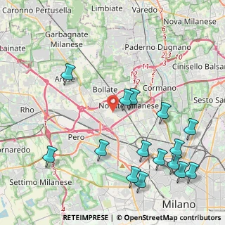Mappa Via Baranzate, 20021 Novate Milanese MI, Italia (5.12133)