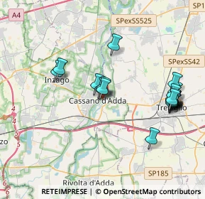 Mappa Via Pila, 20062 Cassano d'Adda MI, Italia (3.9625)