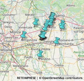 Mappa Via Pila, 20062 Cassano d'Adda MI, Italia (9.02316)