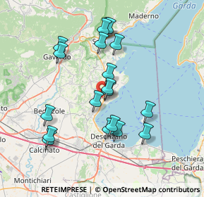 Mappa Via dei Canestrelli, 25080 Moniga del Garda BS, Italia (6.97737)