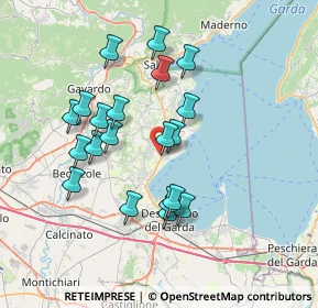 Mappa Via dei Canestrelli, 25080 Moniga del Garda BS, Italia (6.612)