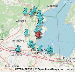 Mappa Via dei Canestrelli, 25080 Moniga del Garda BS, Italia (6.0275)