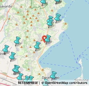 Mappa Via dei Canestrelli, 25080 Moniga del Garda BS, Italia (6.128)