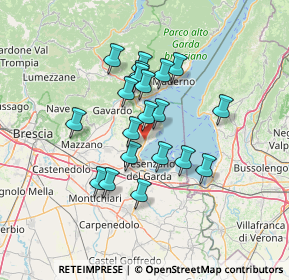 Mappa Via dei Canestrelli, 25080 Moniga del Garda BS, Italia (10.9595)