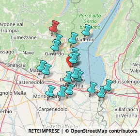 Mappa Via dei Canestrelli, 25080 Moniga del Garda BS, Italia (11.25895)