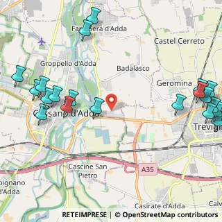 Mappa Via A. Volta, 24045 Fara Gera d'Adda BG, Italia (2.987)