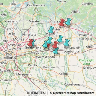 Mappa Via A. Volta, 24045 Fara Gera d'Adda BG, Italia (9.70182)