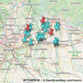 Mappa Via A. Volta, 24045 Fara Gera d'Adda BG, Italia (10.137)