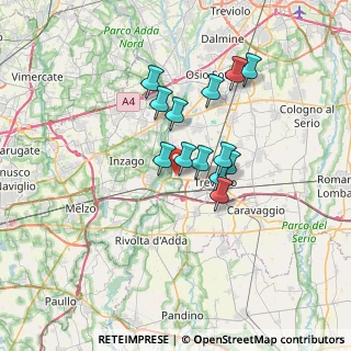 Mappa Via A. Volta, 24045 Fara Gera d'Adda BG, Italia (5.23231)