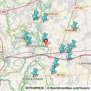 Mappa Via A. Volta, 24045 Fara Gera d'Adda BG, Italia (4.50214)