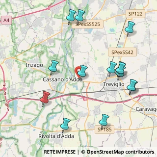 Mappa Via A. Volta, 24045 Fara Gera d'Adda BG, Italia (4.81786)