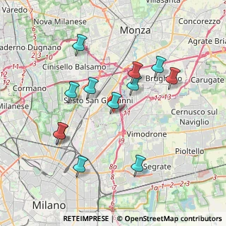 Mappa Piazza della Chiesa, 20099 Sesto San Giovanni MI, Italia (3.72)
