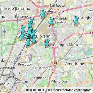 Mappa Piazza della Chiesa, 20099 Sesto San Giovanni MI, Italia (1.92294)