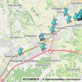Mappa Via Trieste, 36051 Creazzo VI, Italia (3.6595)