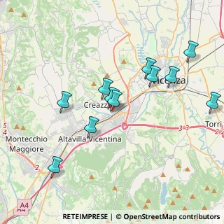 Mappa Via Trieste, 36051 Creazzo VI, Italia (4.57231)