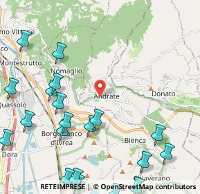 Mappa Via Guglielmo Marconi, 10015 Ivrea TO, Italia (2.9745)