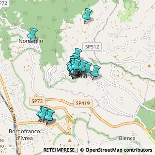 Mappa Via Guglielmo Marconi, 10015 Ivrea TO, Italia (0.56538)