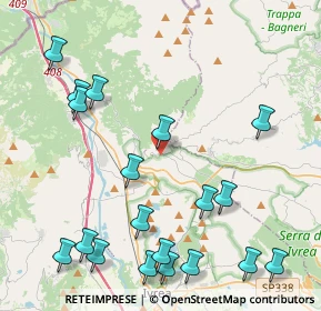 Mappa Via Guglielmo Marconi, 10015 Ivrea TO, Italia (5.25947)