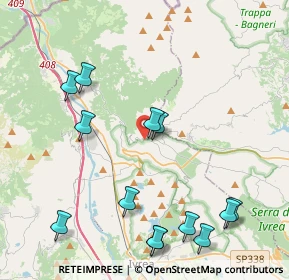 Mappa Via Guglielmo Marconi, 10015 Ivrea TO, Italia (4.84385)